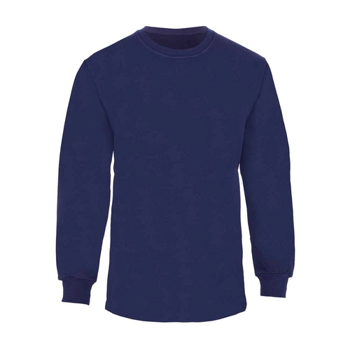 Bisiklet Yaka 3 İplik Sweatshirt Lacivert