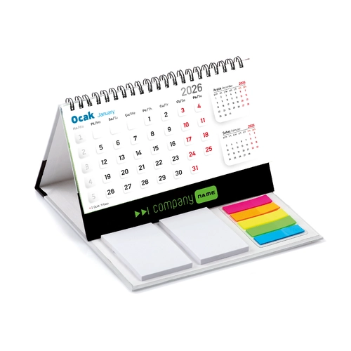 Aksesuarlı Masa Takvimi