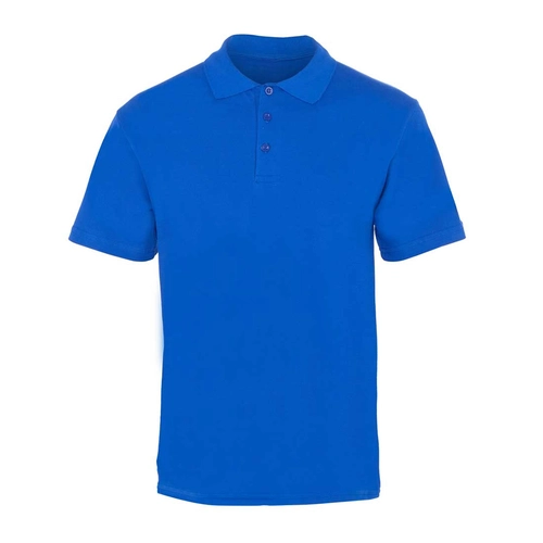 Open End Polo Pike Tişört Saks Mavi