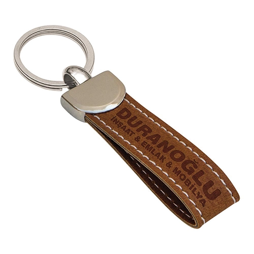 Deri-Metal Anahtarlık